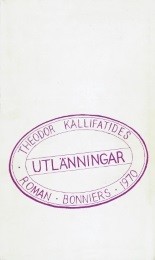 Omslagsbild för Utlänningar