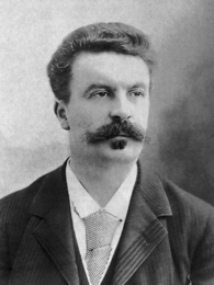 Portrait image of Guy de Maupassant