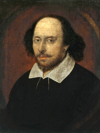 Poträttbild av William Shakespeare