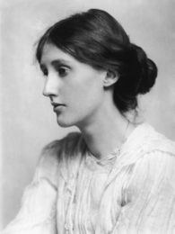Poträttbild av Virginia Woolf