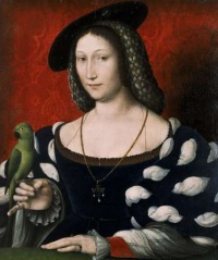 Författarporträtt av Margareta av Navarra