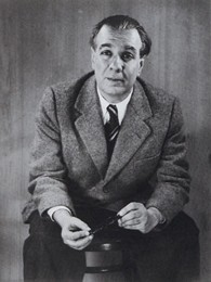 Författarporträtt av Borges, Jorge Luis