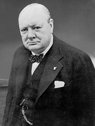 Författarporträtt av Churchill, Winston