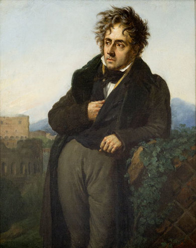 Författarporträtt av Chateaubriand, Francois-René