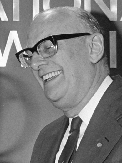 Porträttbild av Arthur C. Clarke