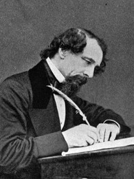 Författarporträtt av Dickens, Charles