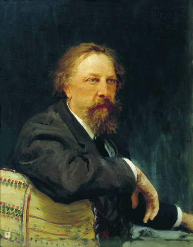 Författarporträtt av Tolstoj, Aleksej K.