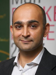 Portrait image of Mohsin Hamid