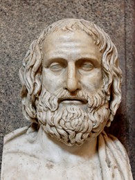 Författarporträtt av Euripides