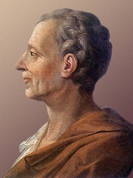 Poträttbild av Charles-Louis de Secondat Montesquieu