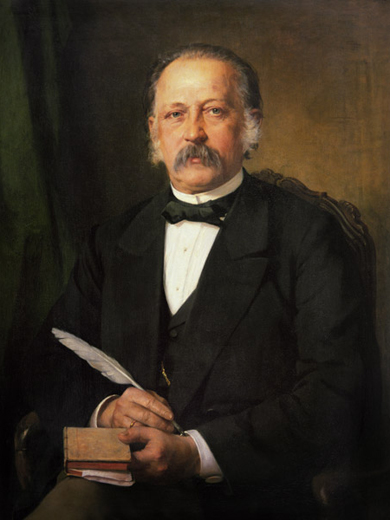 Författarporträtt av Fontane, Theodor