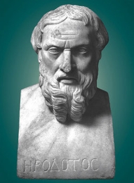 Författarporträtt av Herodotos