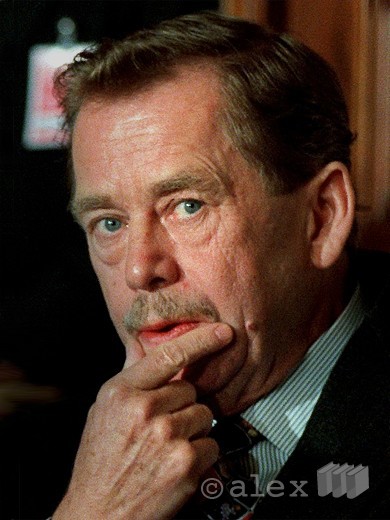 Författarporträtt av Havel, Václav