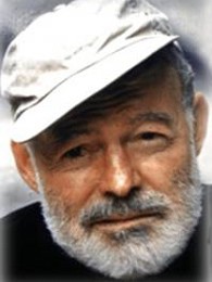 Författarporträtt av Hemingway, Ernest