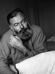 Portrait image of Ernest Hemingway