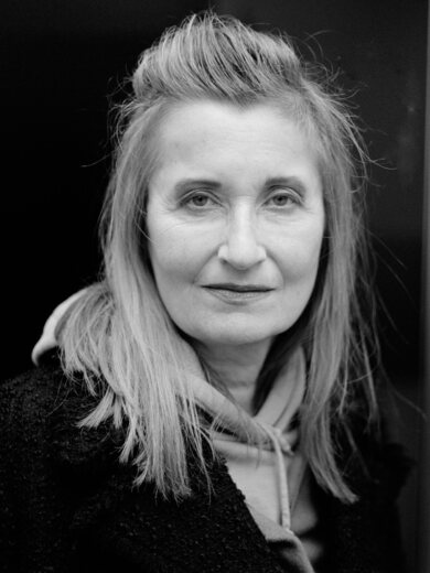 Porträttbild av Elfriede Jelinek