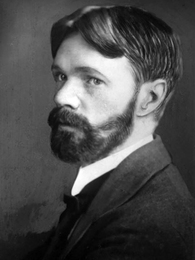 Poträttbild av D.H. Lawrence