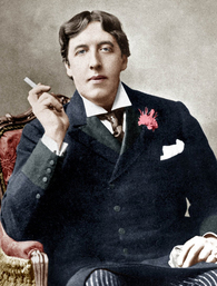 Poträttbild av Oscar Wilde