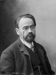 Poträttbild av Émile Zola